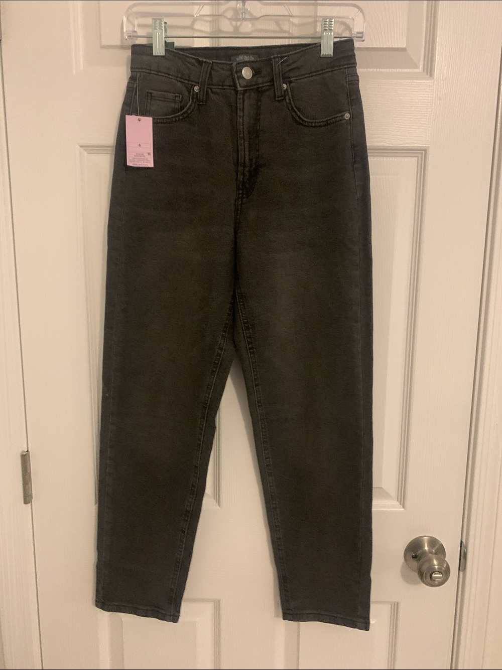 WILD FABLE Black High-Rise Mom Jeans